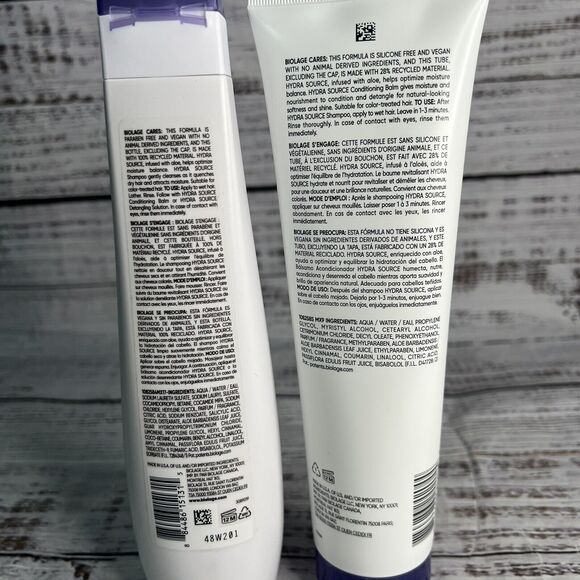 MATRIX Biolage Ultra Hydra Source Shampoo & Conditioning Balm Set 13.5 fl oz NEW - Picture 2 of 5